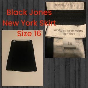Black Jones New York Skirt Size 16